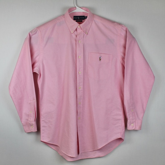 Polo Ralph Lauren Other - Polo Ralph Lauren Mens Oxford Shirt Pink Size M